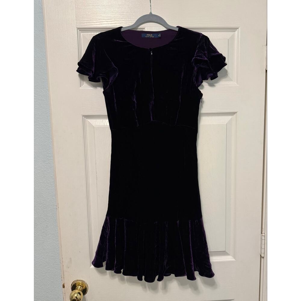 Ralph Lauren Velvet Minidress